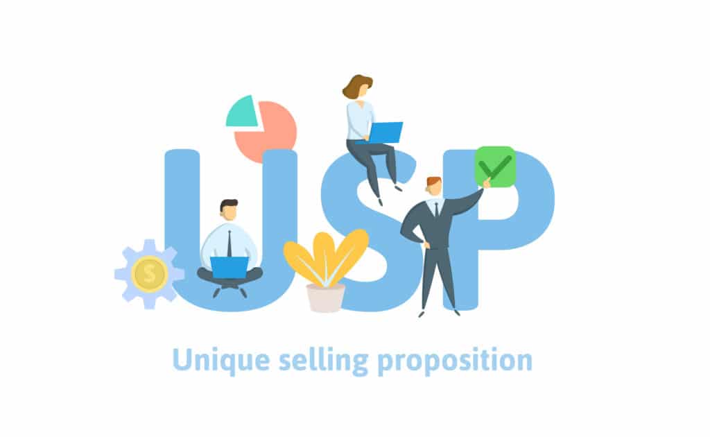 USP, unique selling proposition, Alleinstellungsmerkmal, Unterscheidungsmerkmal