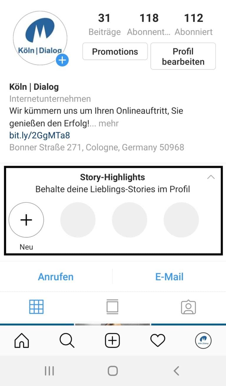 Instagram Stories für Unternehmen InstaStories Möglichkeiten & Funktionen